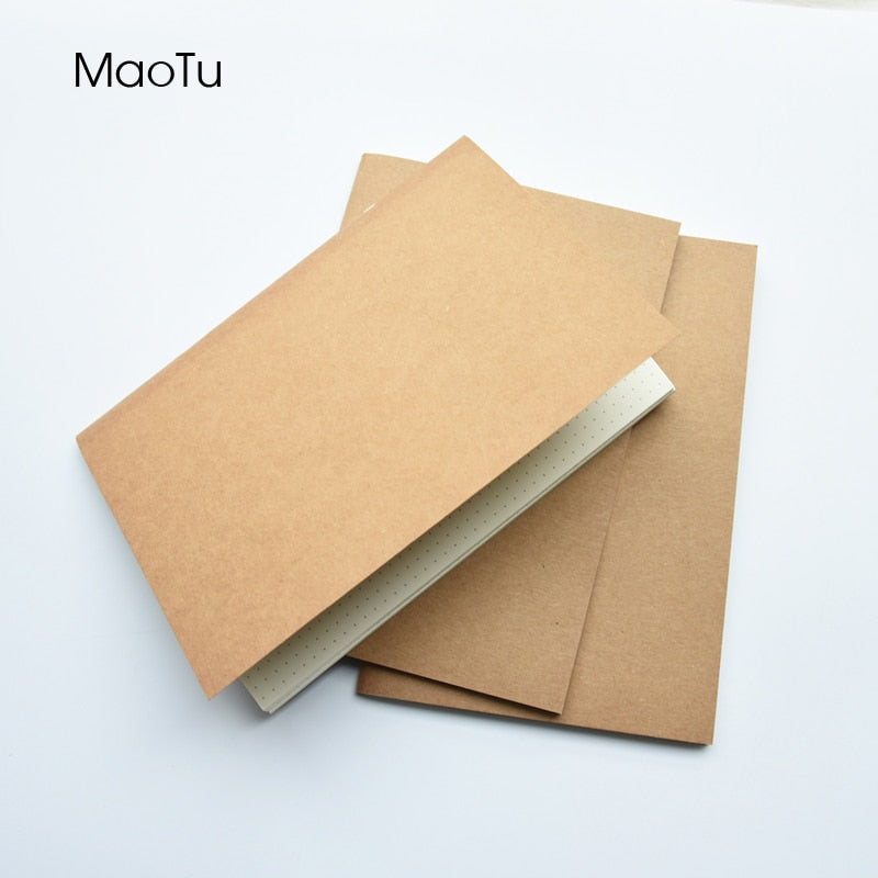 Carnet de croquis en papier kraft vintage 32K