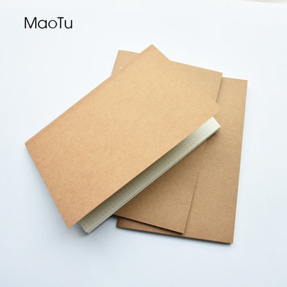 Carnet de croquis en papier kraft vintage 32K