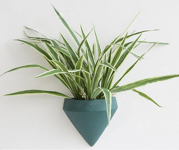 Modern Ceramic Wall Mounted Plant Vases