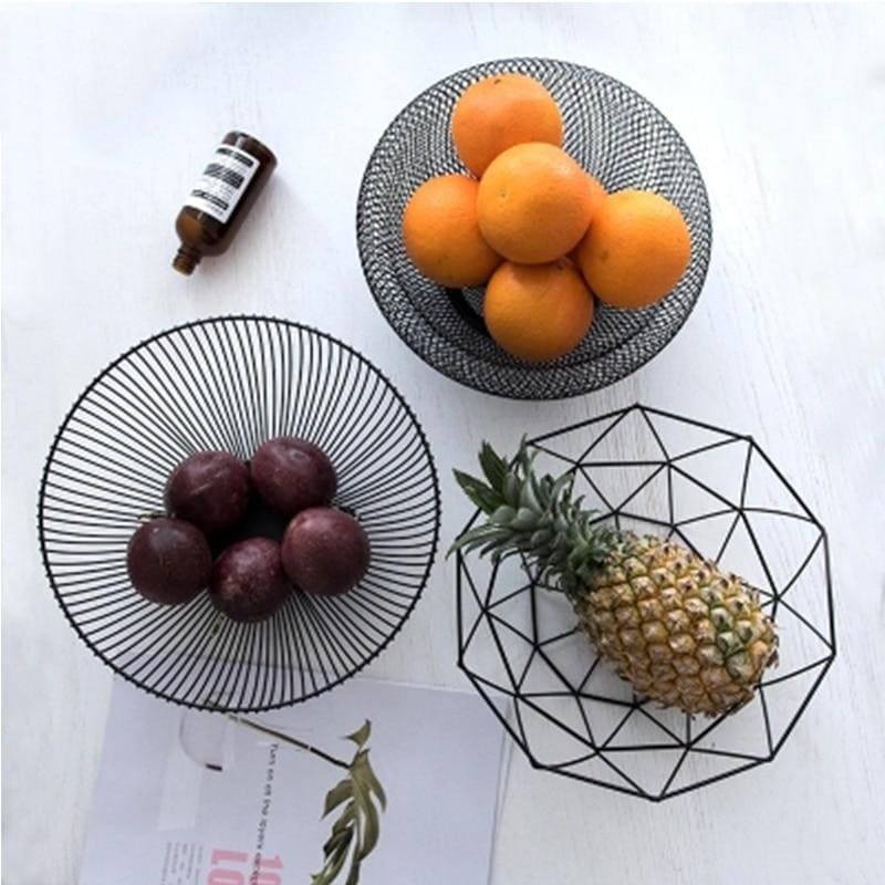 Nordic Style Wire Bowl Decor