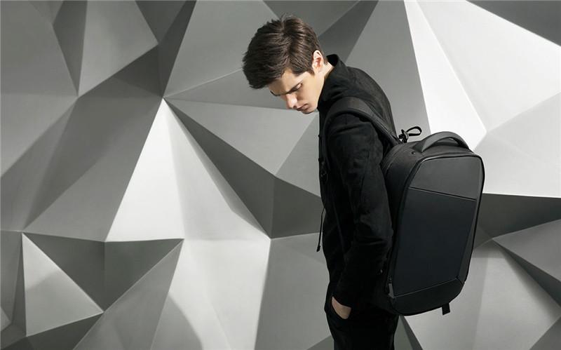 15.6" Origami Inspired Hard Shell Geometric Backpack