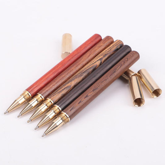 Stylo à bille en bois et laiton
