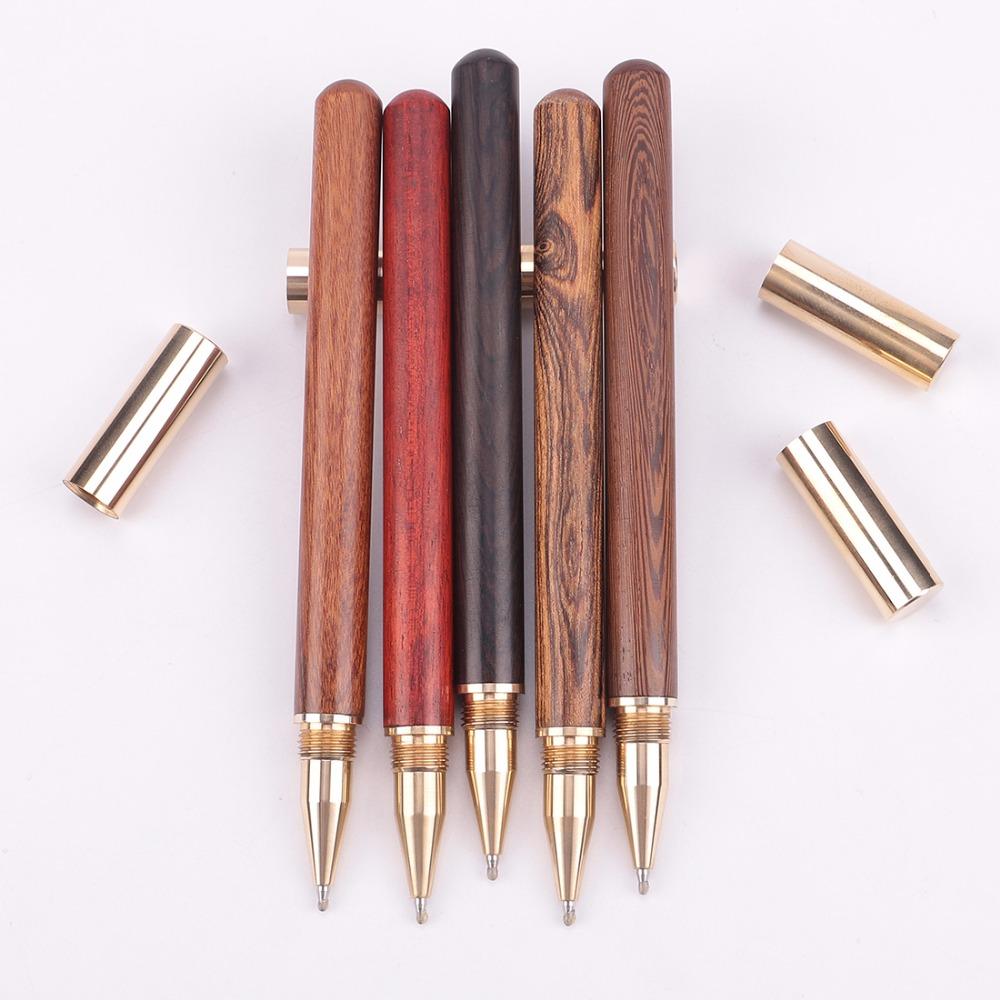 Stylo à bille en bois et laiton