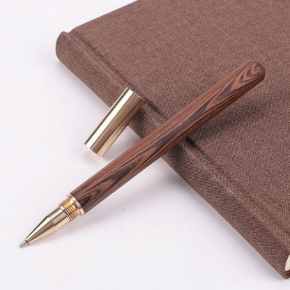 Stylo à bille en bois et laiton