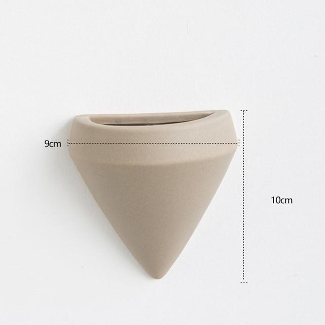 Modern Ceramic Wall Mounted Plant Vases