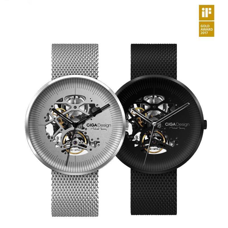 Montre mécanique minimaliste creuse iF Design Gold Award