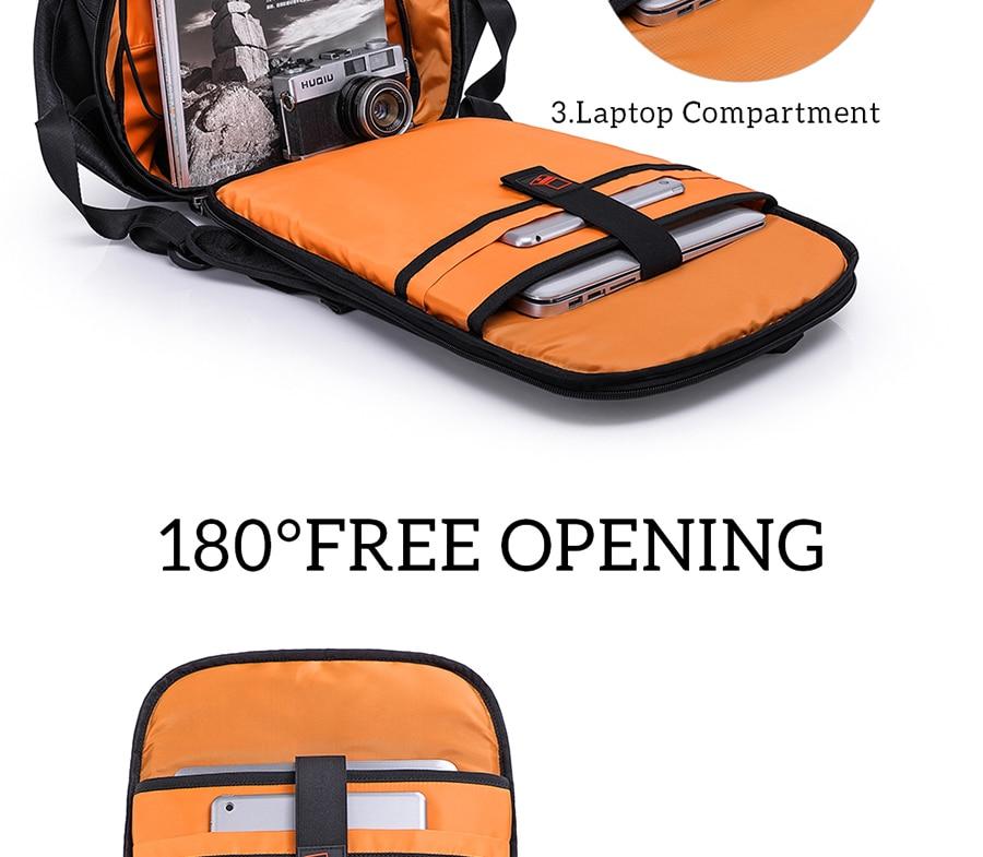 706 Waterproof Men's Anti-theft  Backpack