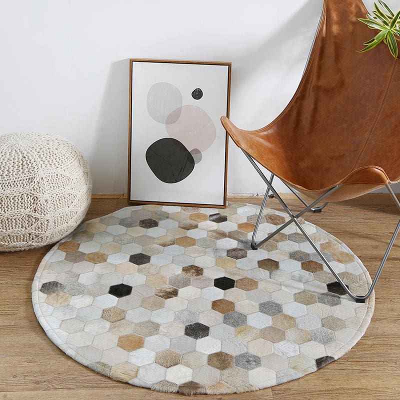 Tapis en peau de vache Serendipity 