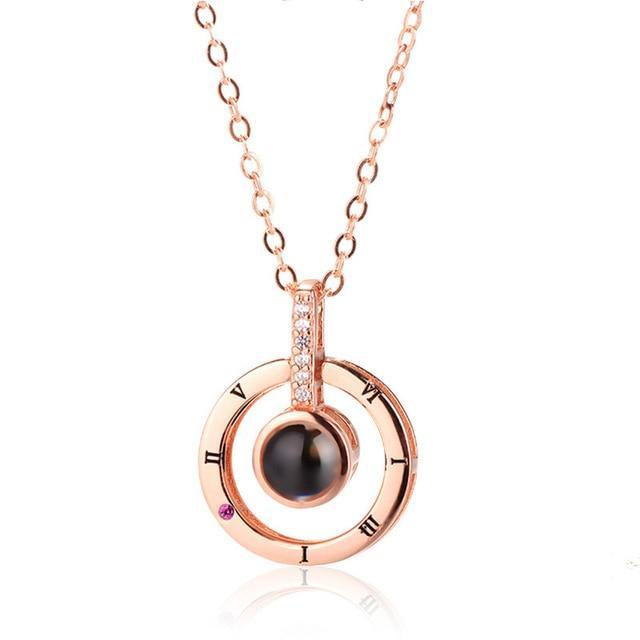 Pendentif Je t'aime en 100 langues