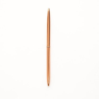 Stylos à bille en métal doré et argenté de 0,7 mm
