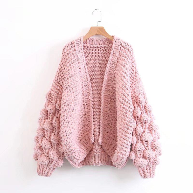 Cardigan en maille super épaisse | Pull en maille épaisse