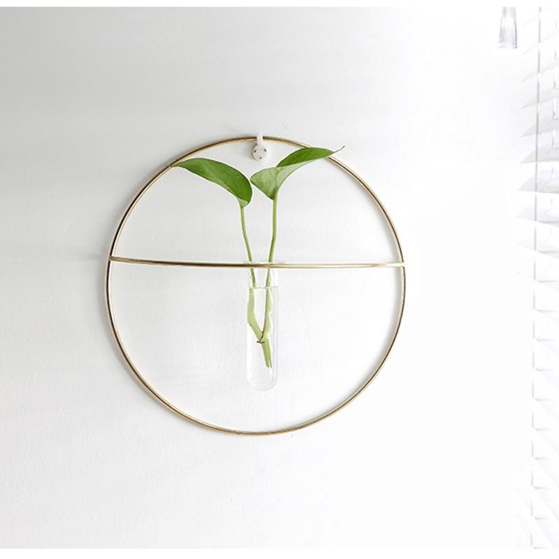 Nordic style Geometric Circular Wall Planter