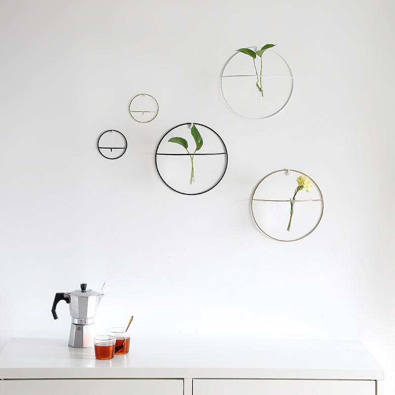 Nordic style Geometric Circular Wall Planter