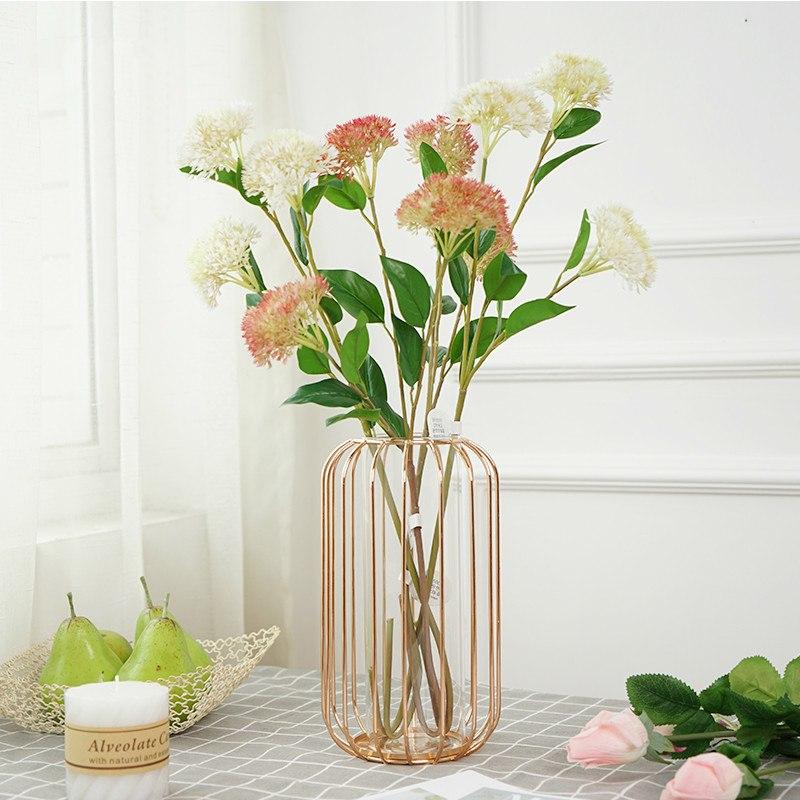 Modern Geometric Minimal Rose Gold Plant Vase