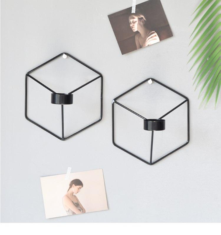 Modern Minimalist Creative Wall Hanging Candle Holder