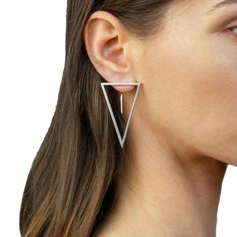 Le Fragment | Boucle d'oreille minimaliste triangulaire