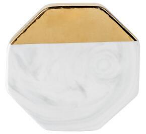 Dessous de verre en marbre blanc