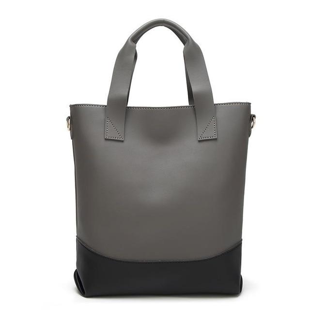 Thick Strap PU Leather Hand Bag and Purse