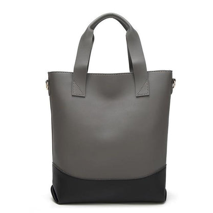 Thick Strap PU Leather Hand Bag and Purse
