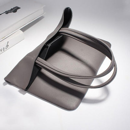 Sac fourre-tout en cuir minimaliste et simple