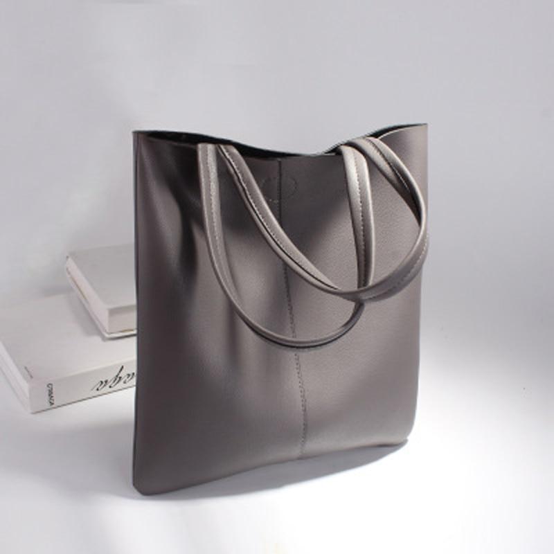 Sac fourre-tout en cuir minimaliste et simple