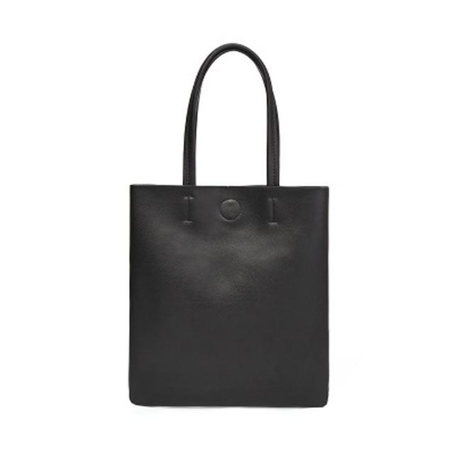Sac fourre-tout en cuir minimaliste et simple