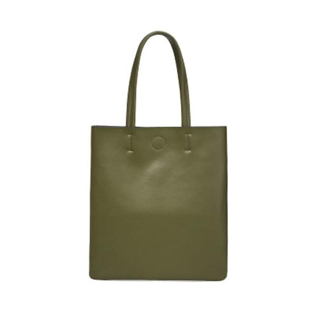 Minimalist Simple Leather Tote Bag