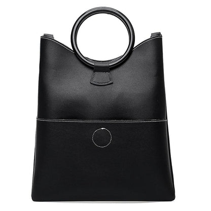 Sac à main minimaliste en cuir PU géométrique | Sac à main design