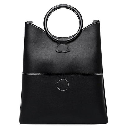 Sac à main minimaliste en cuir PU géométrique | Sac à main design