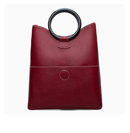 Sac à main minimaliste en cuir PU géométrique | Sac à main design
