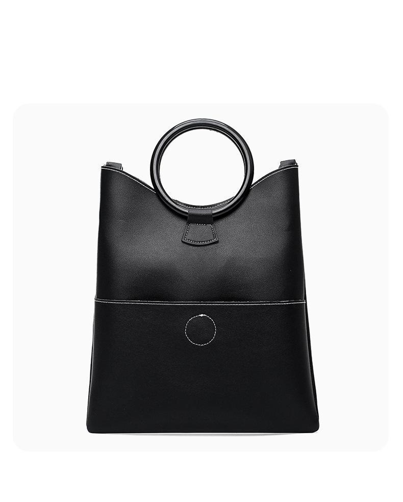 Sac à main minimaliste en cuir PU géométrique | Sac à main design