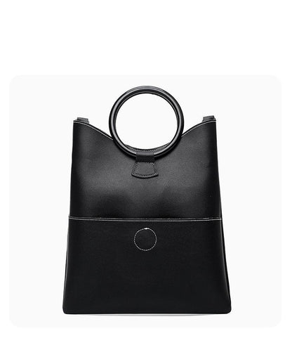 Sac à main minimaliste en cuir PU géométrique | Sac à main design