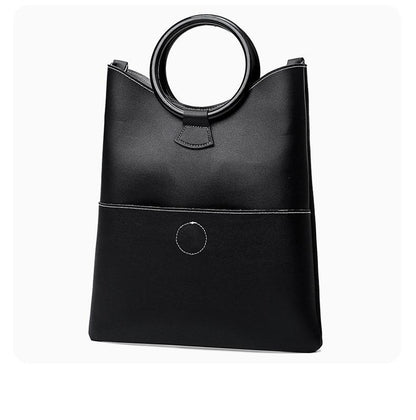 Sac à main minimaliste en cuir PU géométrique | Sac à main design