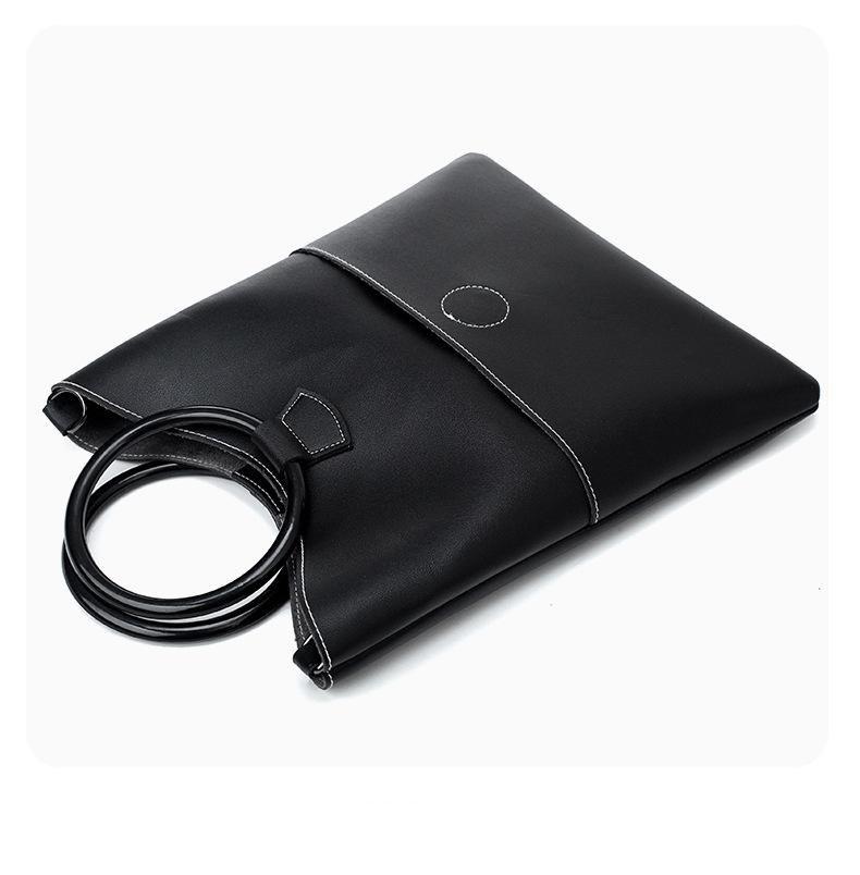 Sac à main minimaliste en cuir PU géométrique | Sac à main design