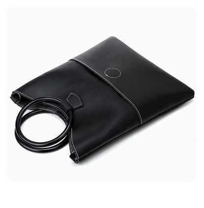 Sac à main minimaliste en cuir PU géométrique | Sac à main design