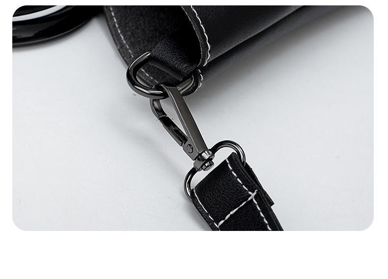 Sac à main minimaliste en cuir PU géométrique | Sac à main design