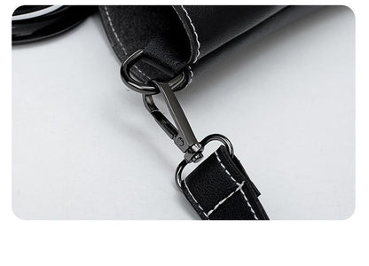 Sac à main minimaliste en cuir PU géométrique | Sac à main design