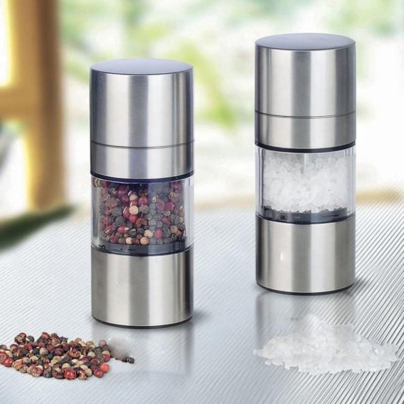 Stainless Steel Manual Salt Pepper Mill Grinder