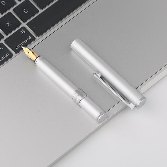 Stylo plume moderne minimaliste en aluminium