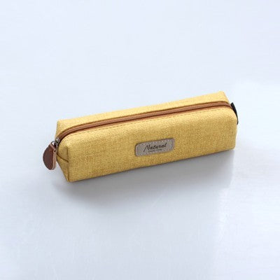 School Office Pen Bag Box Cute PU Leather Small Pencil Cases School Student Supplies Lapis Stationery Storage Korean Bag 05160