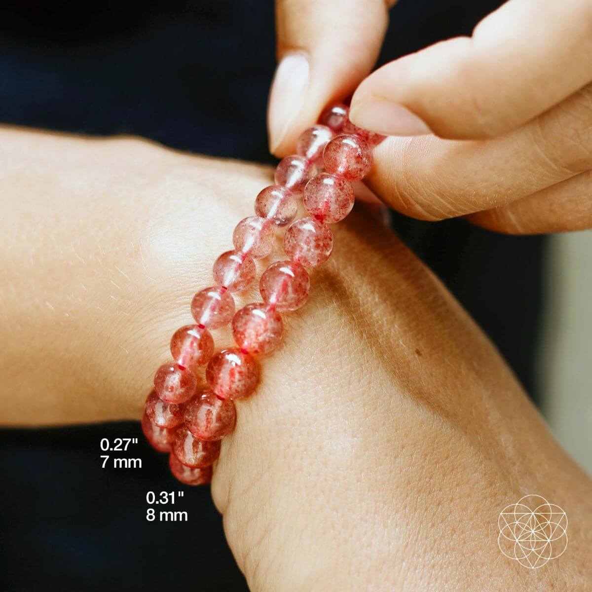Strawberry Quartz Emotional Healing Bracelet
